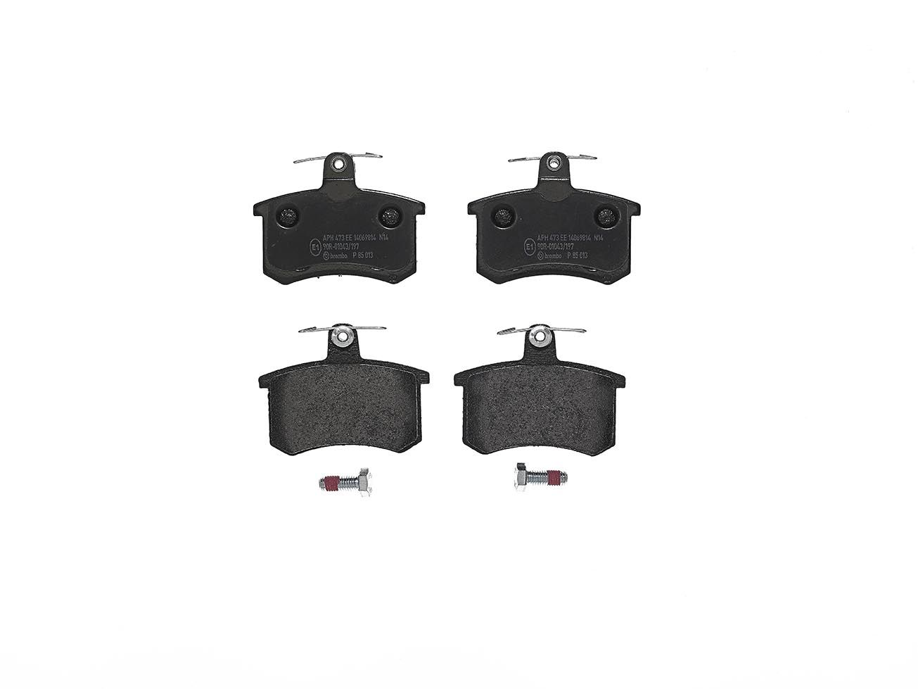BREMBO P 85 013 - Bremsbelagsatz, Scheibenbremse PRIME LINE