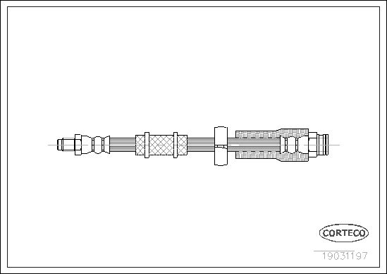 FLEXIBLE DE FREIN CITROEN-PEUGEO  0705