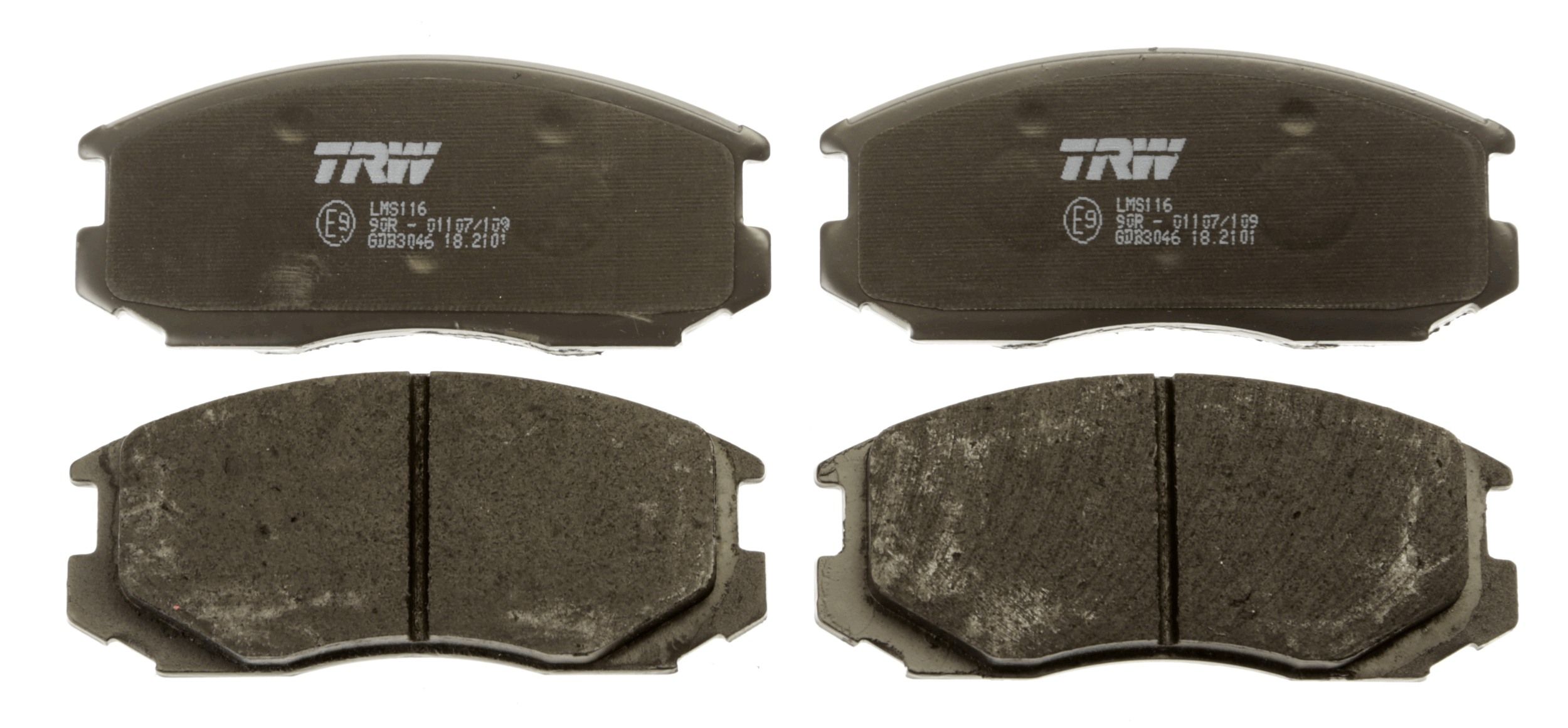 TRW DISC BRAKE PADS - TecDoc 2