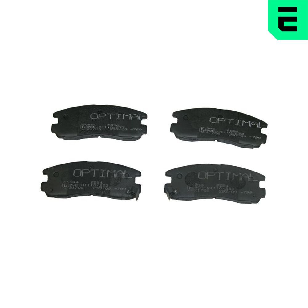 OPTIMAL BP-09594 - Bremsbelagsatz, Scheibenbremse