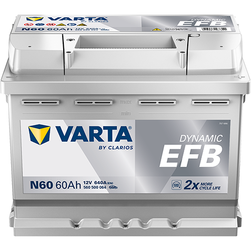 VARTA 560500064K262 - Starterbatterie DYNAMIC EFB
