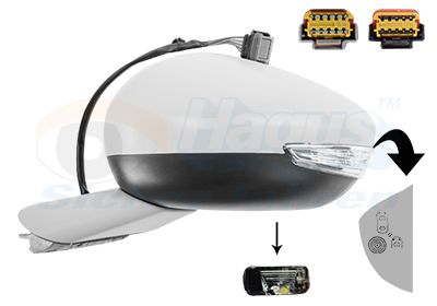 VAN WEZEL 4082825 - Au&szlig;enspiegel * HAGUS *