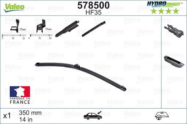 BALAI ES  HF35 HYDROCONNECT 35CM