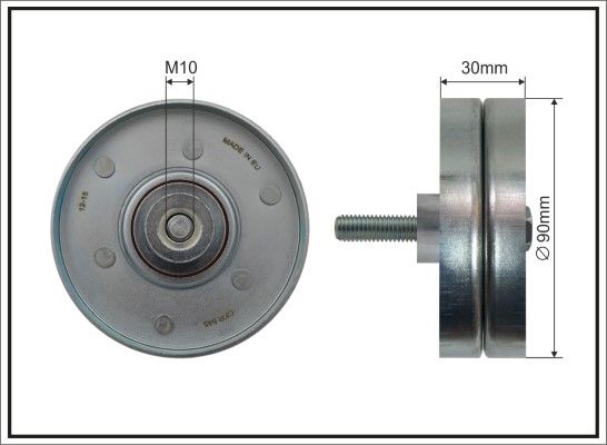 Deflection/Guide Pulley, V-ribbed belt 500269