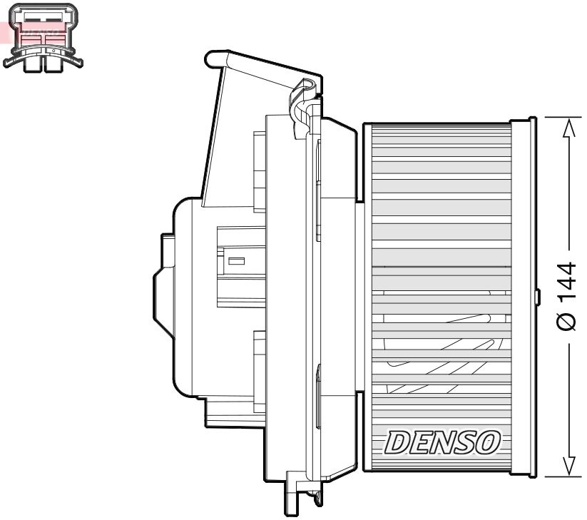 Interior Blower DEA21013