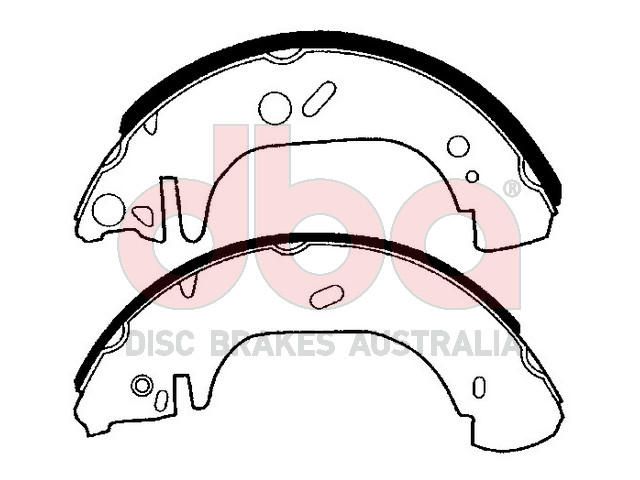 Street Series Brake Shoes [Ford Transit 280mm] - TecDoc Only