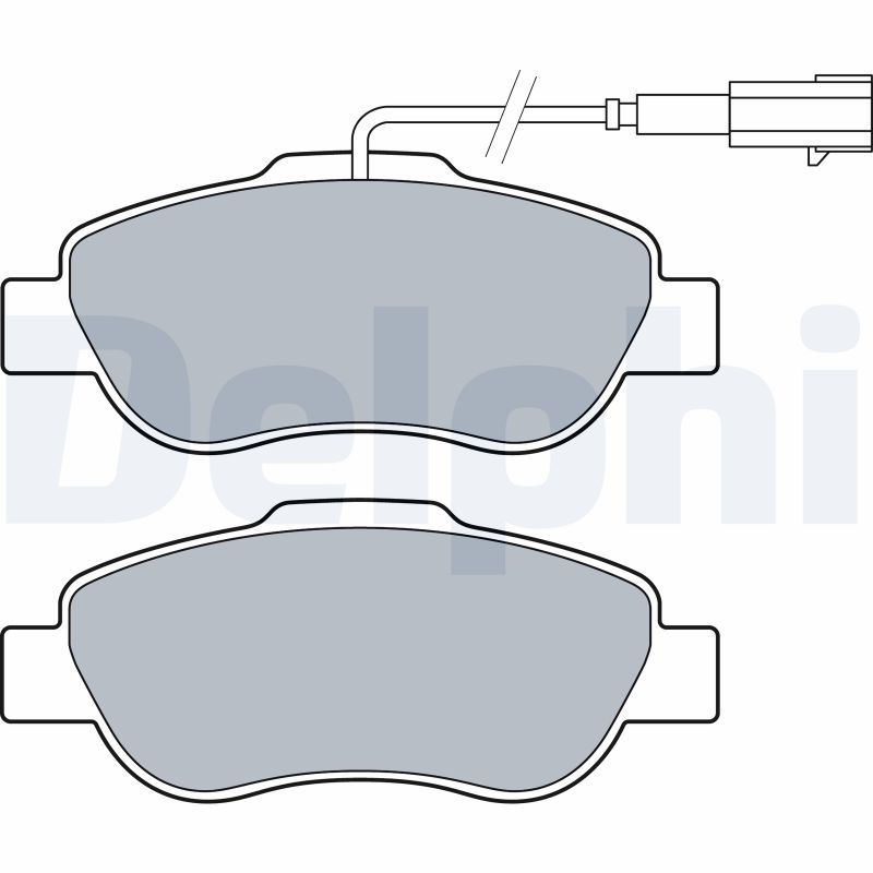 Brake Pad Set, disc brake LP3412