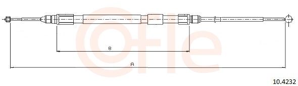 COFLE 10.4232 - Seilzug, Feststellbremse