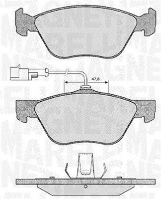 Brake Pad Set, disc brake 363916060101