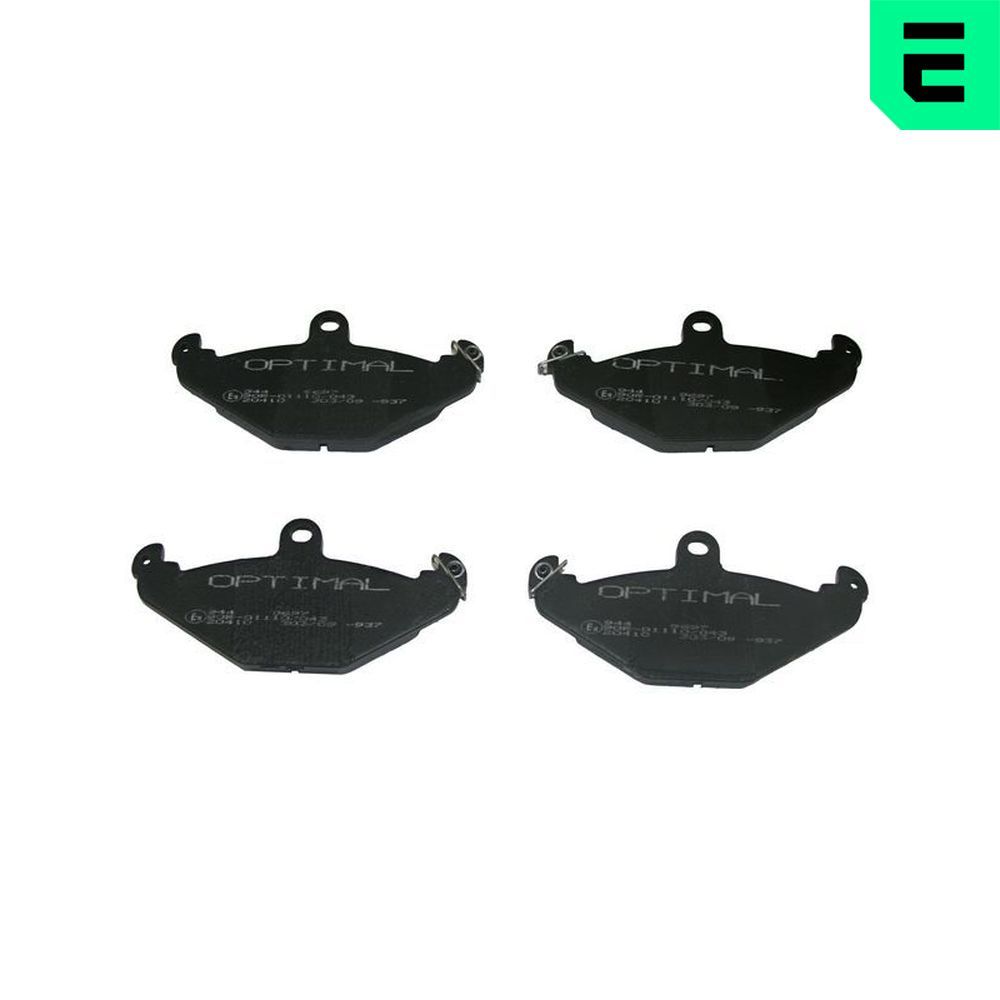 OPTIMAL BP-09697 - Bremsbelagsatz, Scheibenbremse