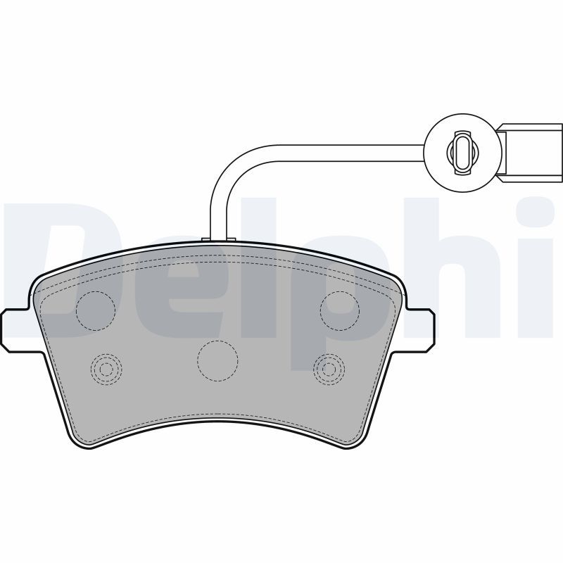 Brake Pad Set, disc brake LP2504