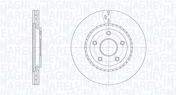 361302040779 MAGNETI MARELLI féktárcsa