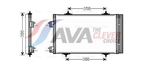 CNA5272D AVA QUALITY COOLING ** CLEVER FIT ** kondenzátor, klíma