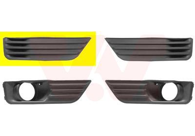 VAN WEZEL 1863592 Ventilation Grilles, bumper