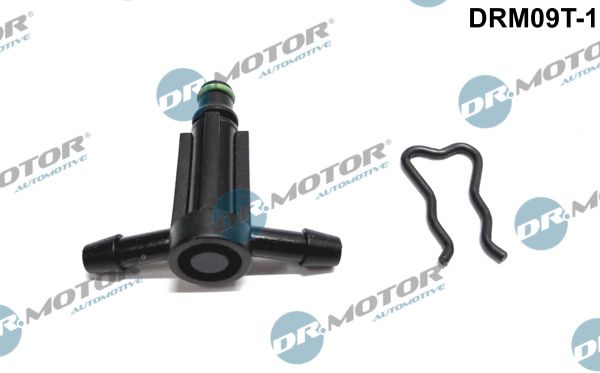 Dr.Motor Automotive DRM09T-1 Hose Connector, fuel hose