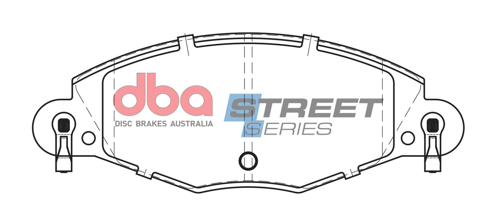 DBA SS STREET SERIES BRAKE PADS [ Citreon C5 2005 - 2016 F ] - TecDoc Only