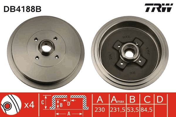 TAMBOUR DE FREIN + ROUL.