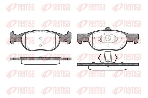 Brake Pad Set, disc brake 0588.20