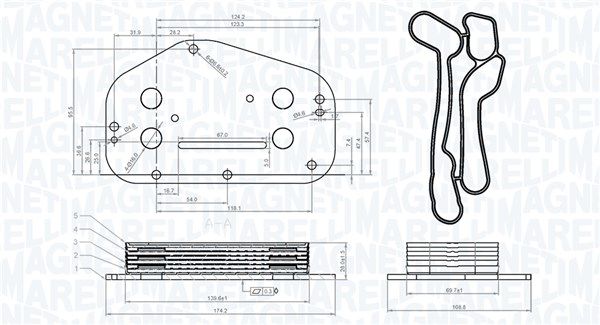 MAGNETI MARELLI 350300004500 - &Ouml;lk&uuml;hler, Motor&ouml;l