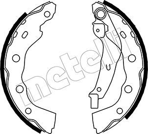 Brake Shoe Set 53-0259