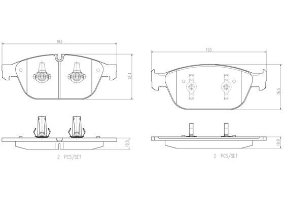 AUDI A8 4.2 TDi QUATTRO D4 09-18 (FRT) - TecDoc 1