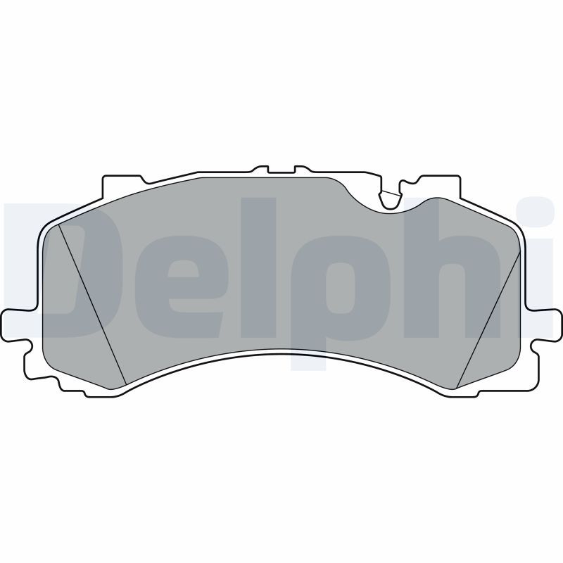 Brake Pad Set, disc brake LP3307