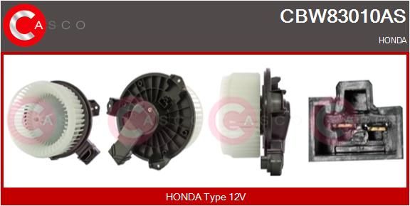 CBW83010AS CASCO Brand New HQ Utastér-ventilátor
