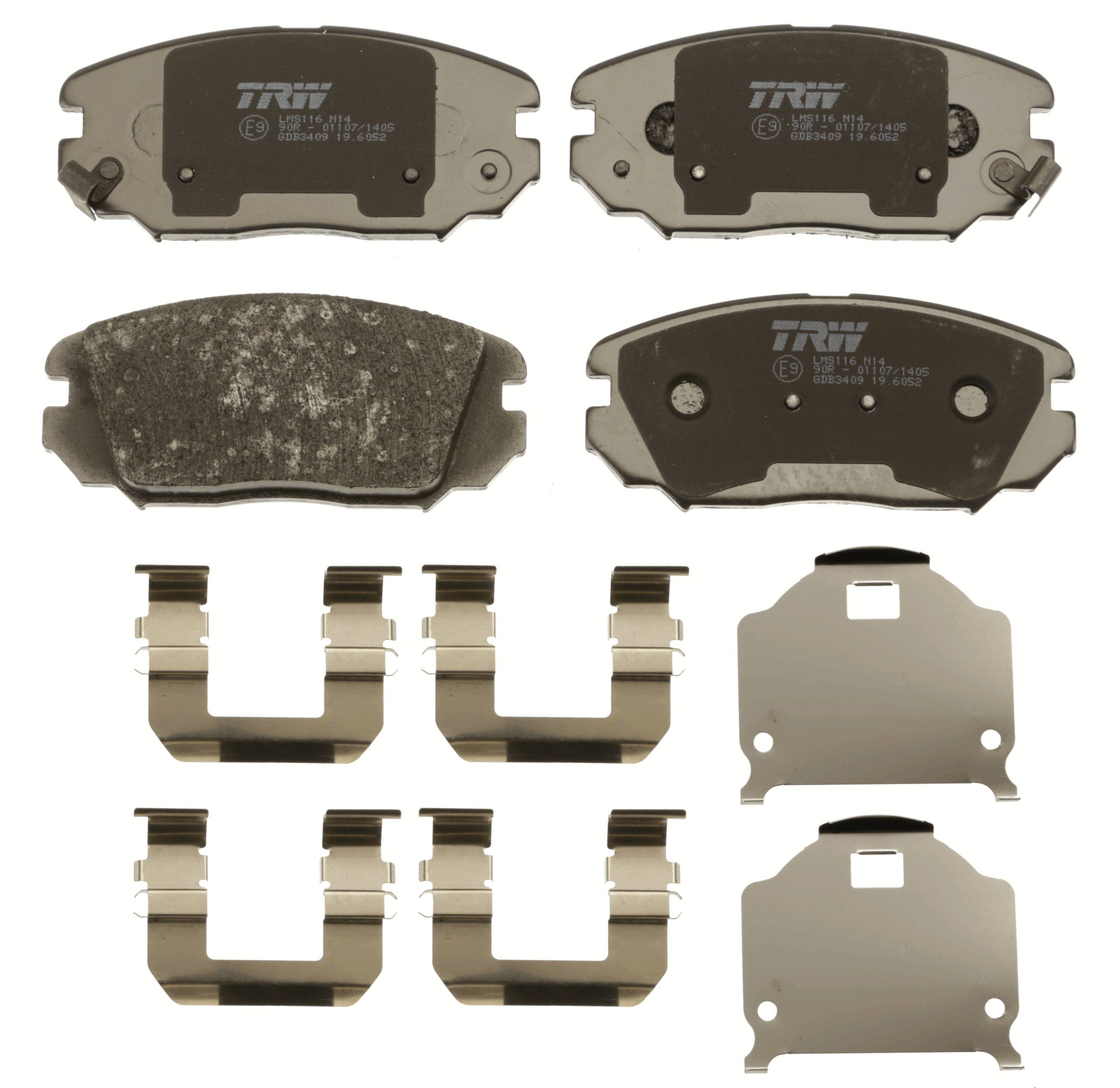 TRW DISC BRAKE PADS - TecDoc 2