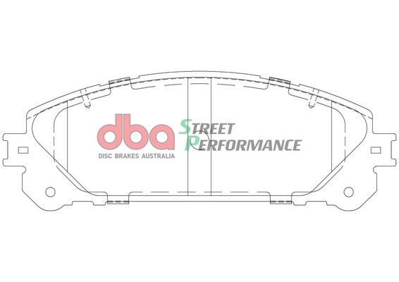 DBA SP PERFORMANCE BRAKE PADS [ Lexus & Toyota 2007-2014 F ] - TecDoc Only