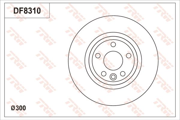 TRW BRAKE DISC - TecDoc Only