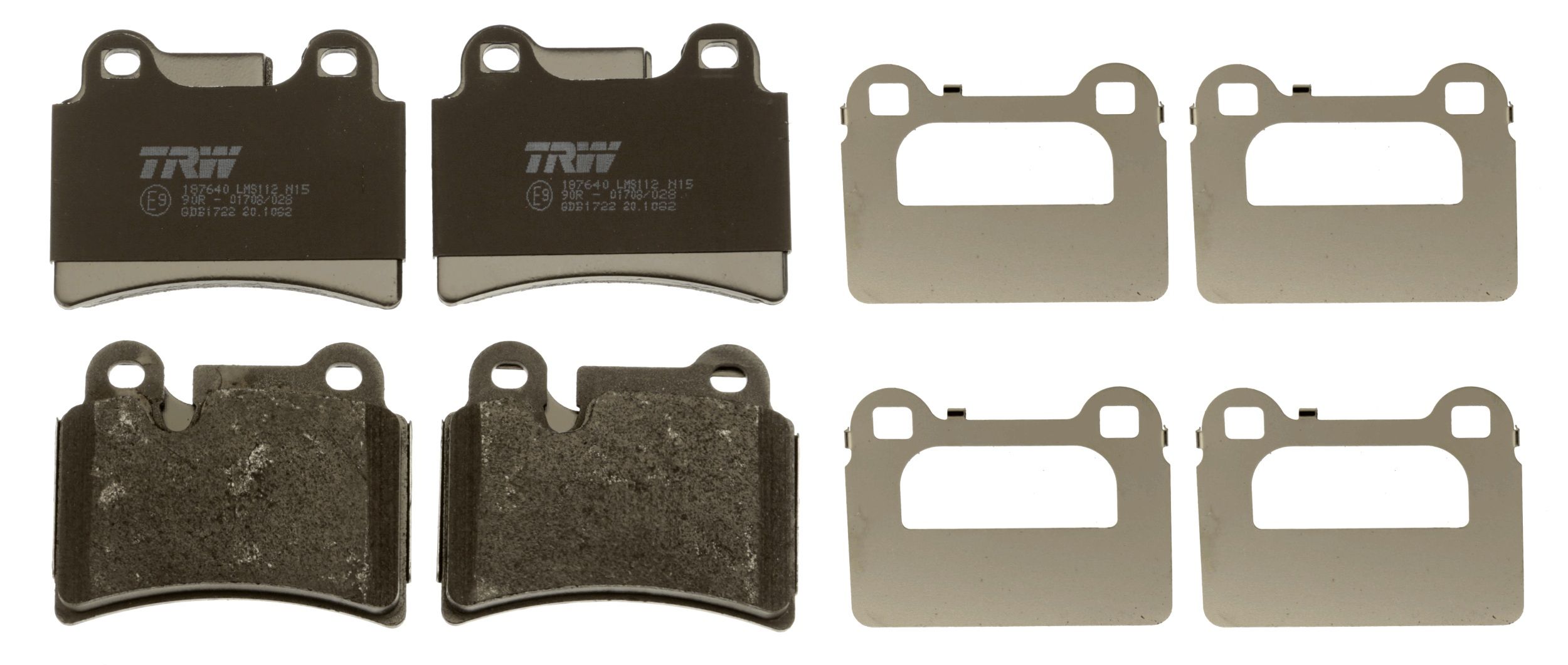 TRW DISC BRAKE PADS - TecDoc 2