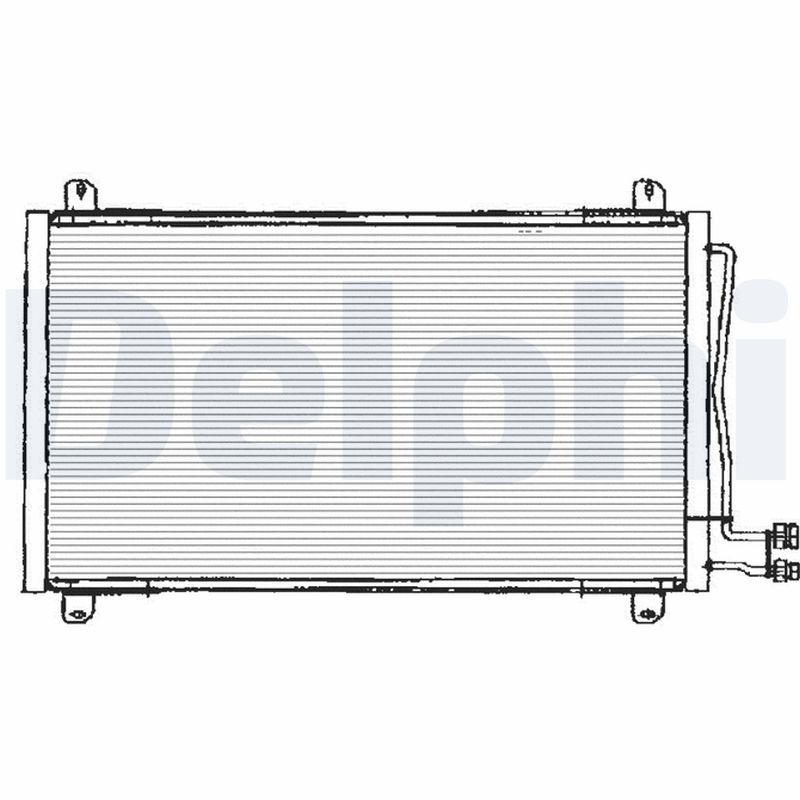 DELPHI TSP0225125 - Kondensator, Klimaanlage