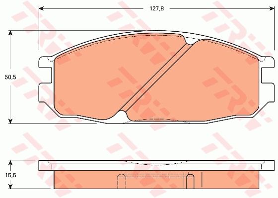 TRW DISC BRAKE PADS - TecDoc Only