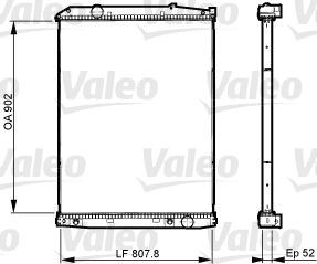 RADIATEUR SANS CADRE MB ACTROS  NET