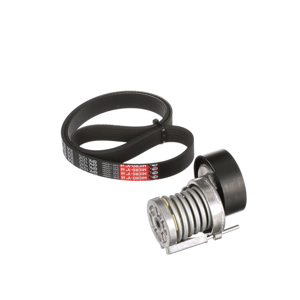 V formos rumbuotas diržas, komplektas