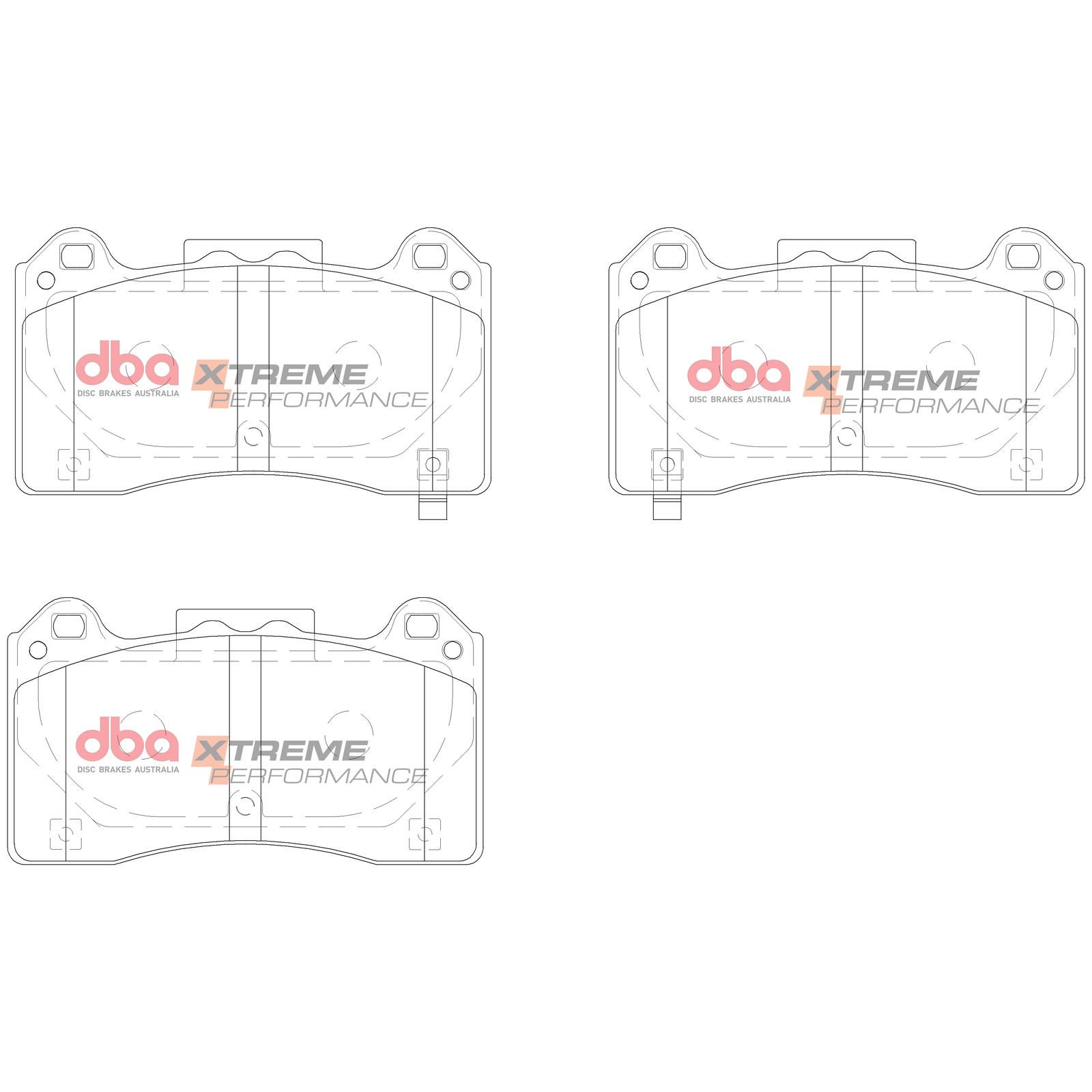 DBA XP XTREME PERFORMANCE BRAKE PADS [ Ford Focus 2016 - On  F ] - TecDoc Only