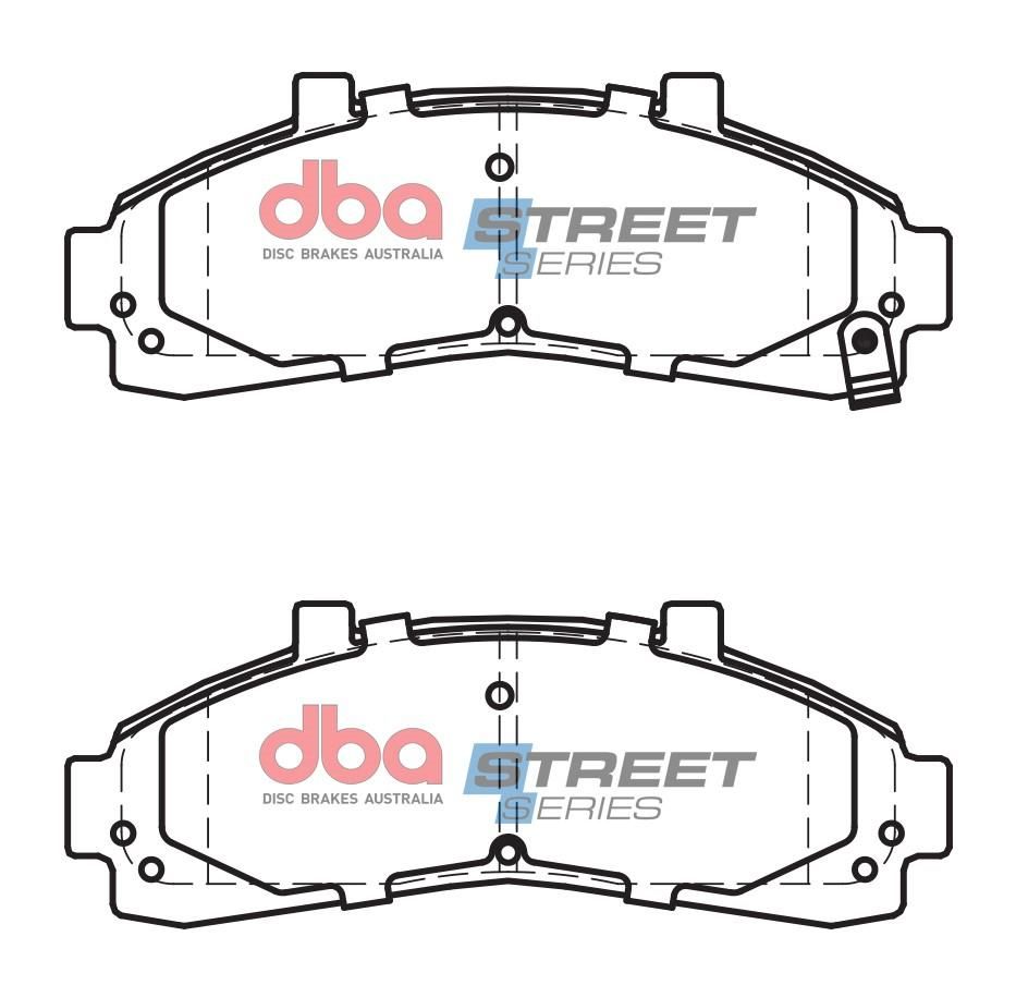 DBA SS STREET SERIES BRAKE PADS [ Ford Explorer 1991-1999 F ] - TecDoc Only