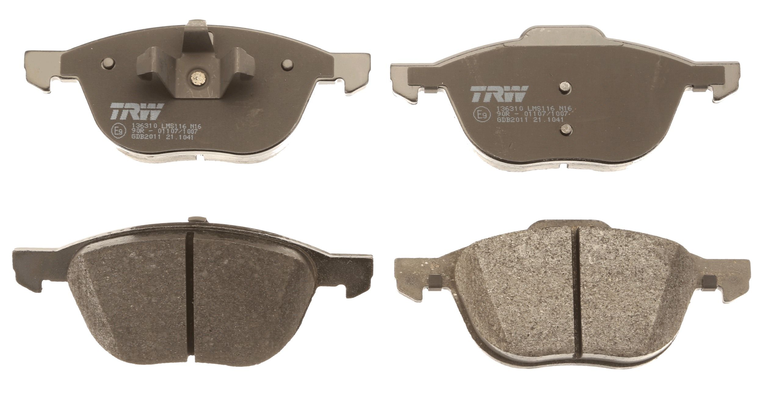 TRW DISC BRAKE PADS - TecDoc 2