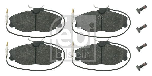 FEBI BILSTEIN 16257 - Bremsbelagsatz, Scheibenbremse