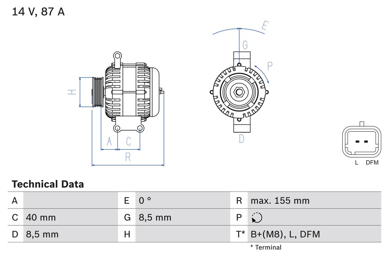 Alternator 0 986 042 720