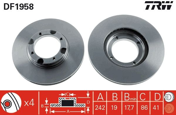 PAIRE DE DISQUES  9900