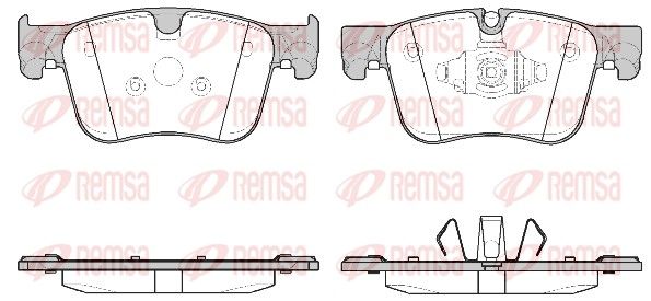 Brake Pad Set, disc brake 1560.10