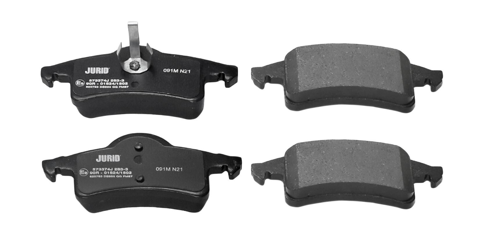 Bremsbelagsatz, Scheibenbremse