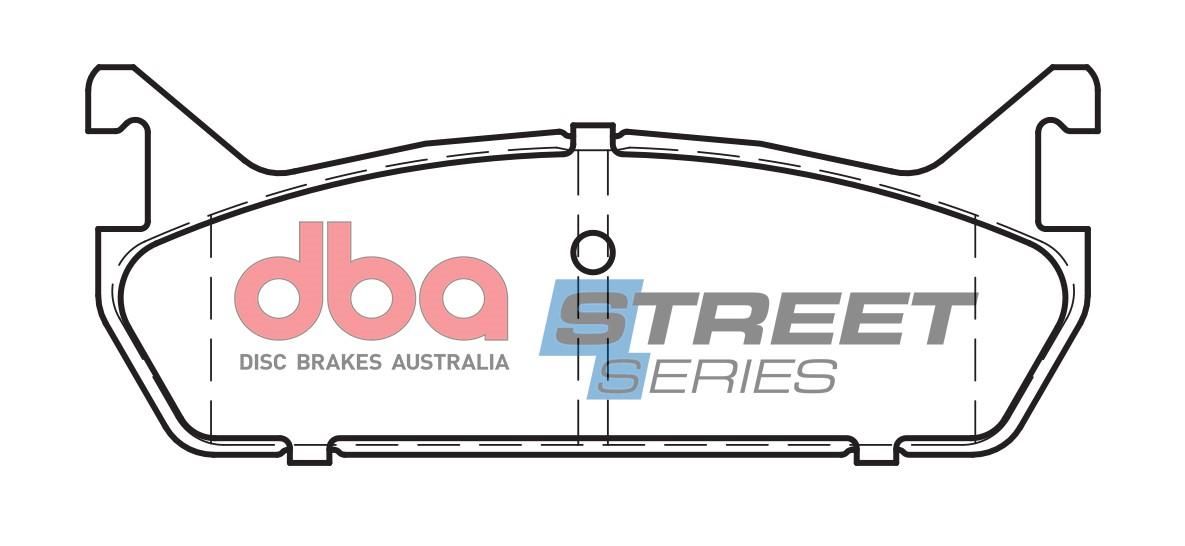 DBA SS STREET SERIES BRAKE PADS [ Daihatsu/Eunos/Ford/Mazda & Suzuki 89-2014 R ] - TecDoc Only