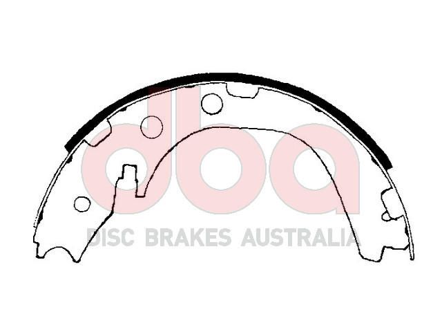 Street Series Brake Shoes [Nissan Parking Brake 230mm] - TecDoc Only