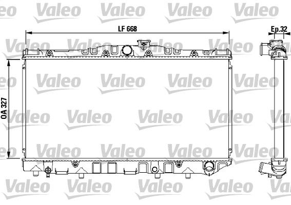 VALEO 731095 - K&uuml;hler, Motork&uuml;hlung