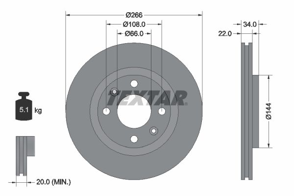 Brake Disc 92111503