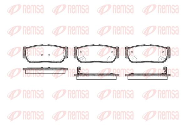 Premium Rear Brake Pad Set Premium Rear Brake Pad Set