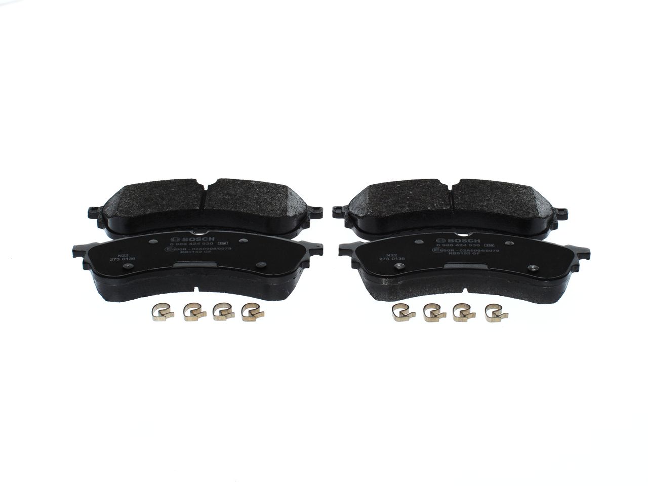BOSCH 0 986 424 930 Brake Pad Set, disc brake