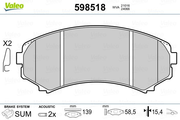 PLAQ FREIN MITS PAJERO III, SHOGUN  9900